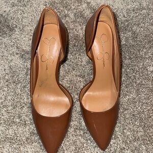 Jessica Simpson Tan Heels